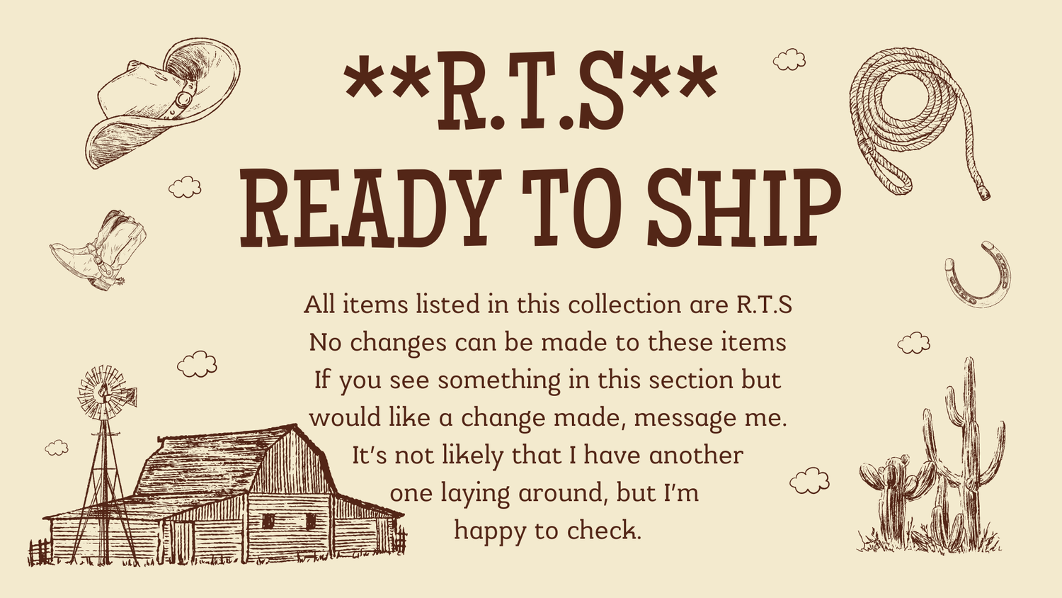**READY TO SHIP**