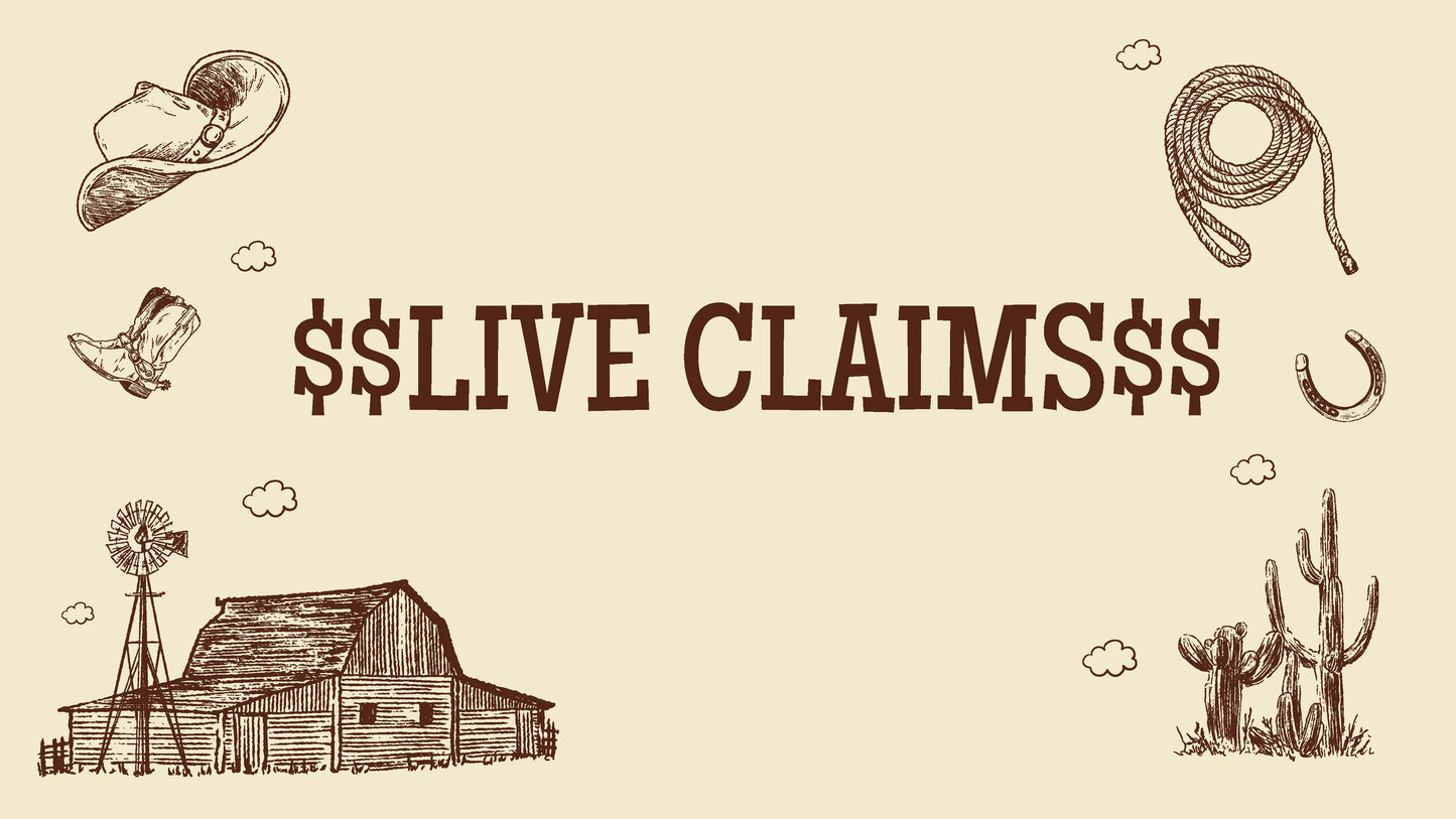 $$ LIVE CLAIMS $$