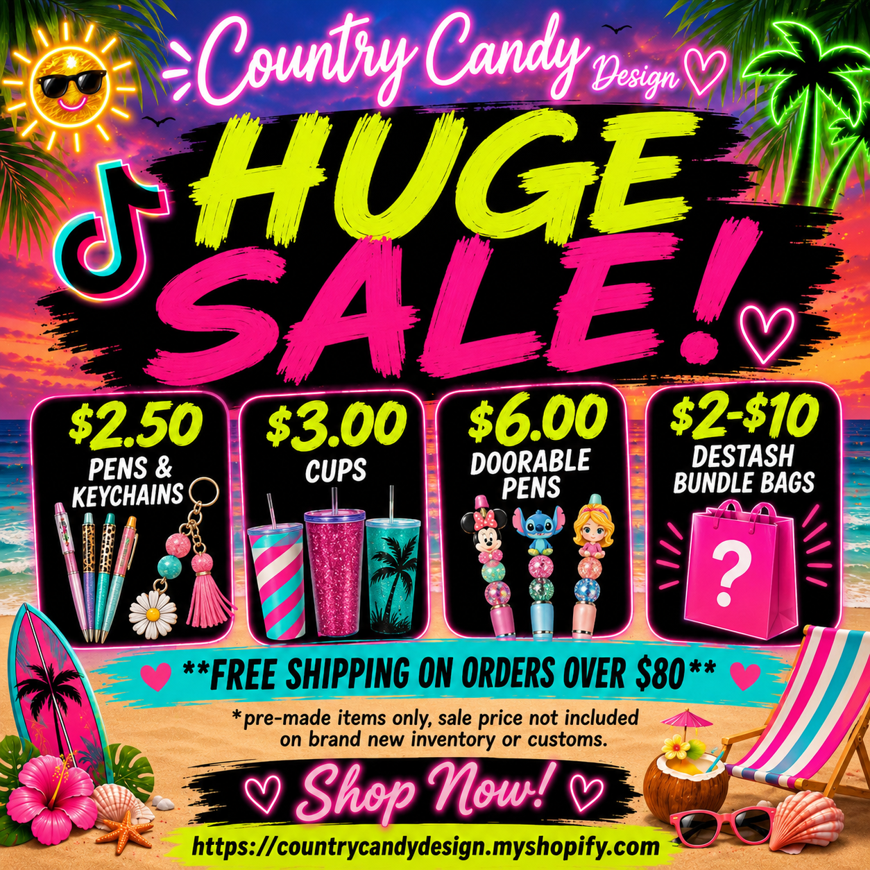 DESTASH SALE ITEMS
